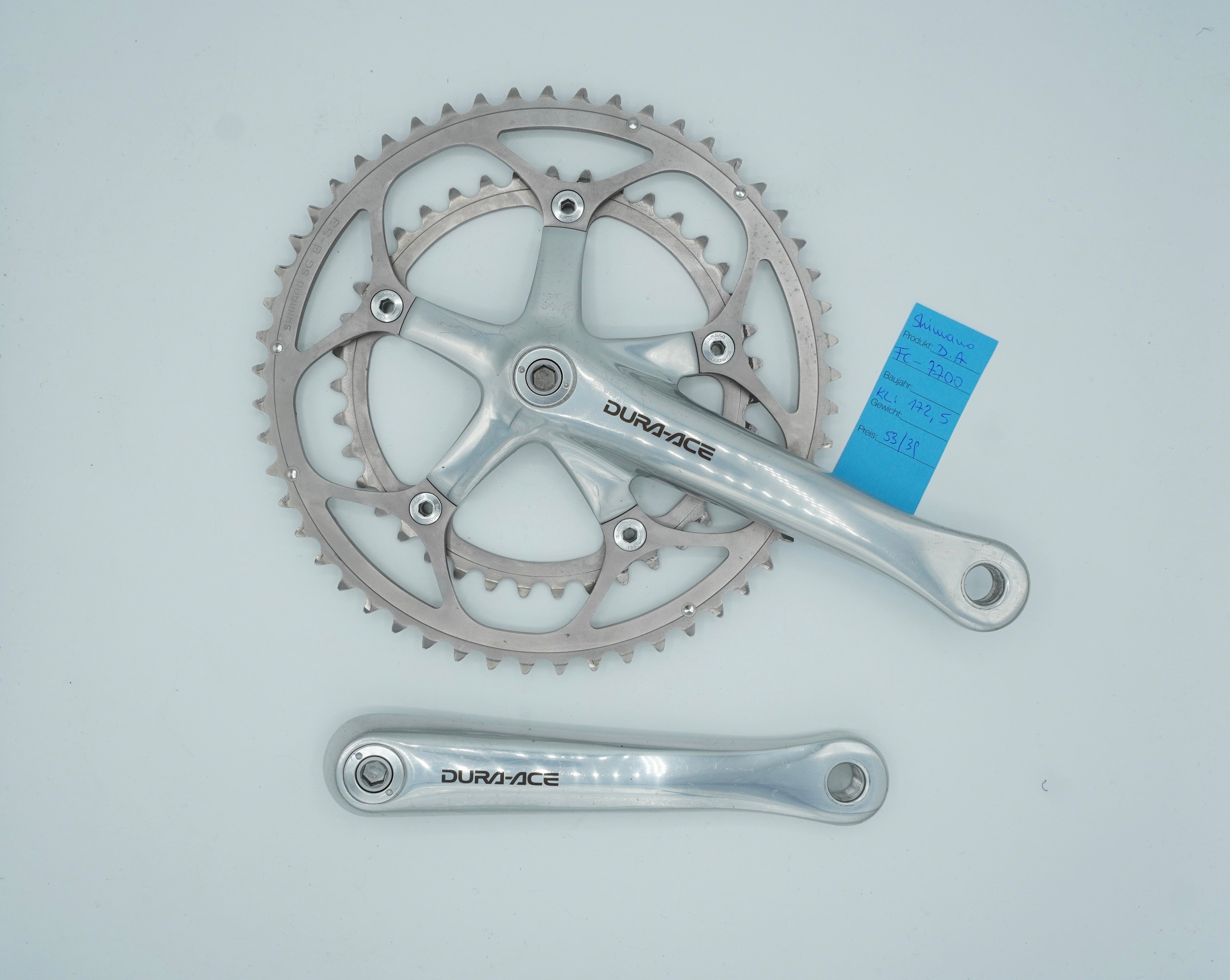 retro rennrad kurbel Shimano Dura-Ace Crankset/Kurbel FC-7700 – Grundtner