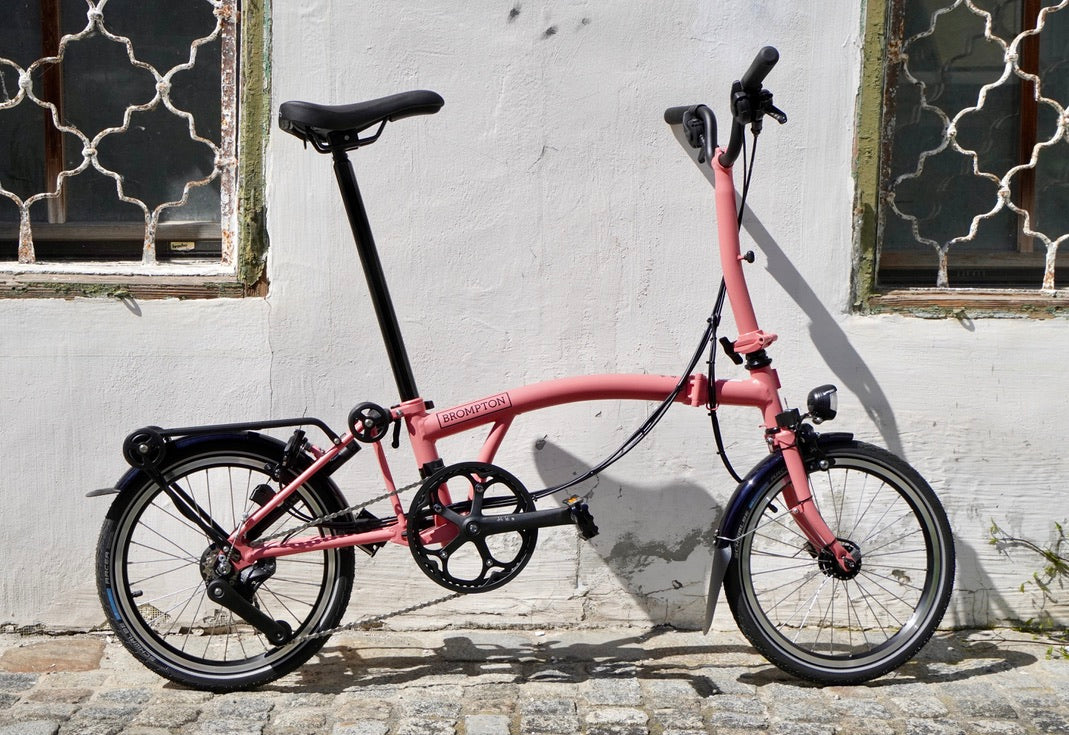 Brompton C Line Explore 12-Gang Faltrad/Klapprad mit Gepäckträger + Na –  Grundtner