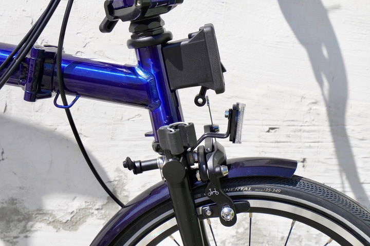 Brompton P Line Explore High Bolt Blue Lacquer 12-Gang Faltrad/Klapprad