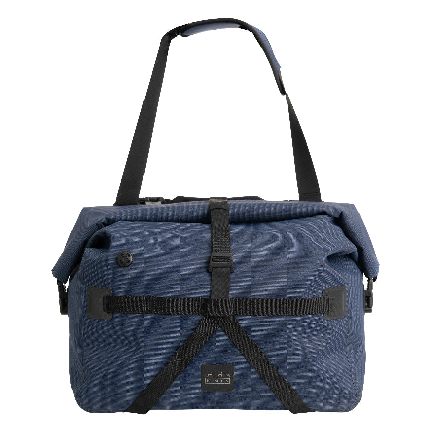 brompton fahrradtasche Brompton Borough Wasserfeste Roll Top Fahrradtasche Large mit Rahmen – Grundtner