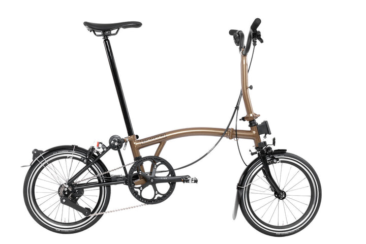 Brompton P Line Explore Mid Bronze Sky Metallic 12-Gang Faltrad/Klapprad