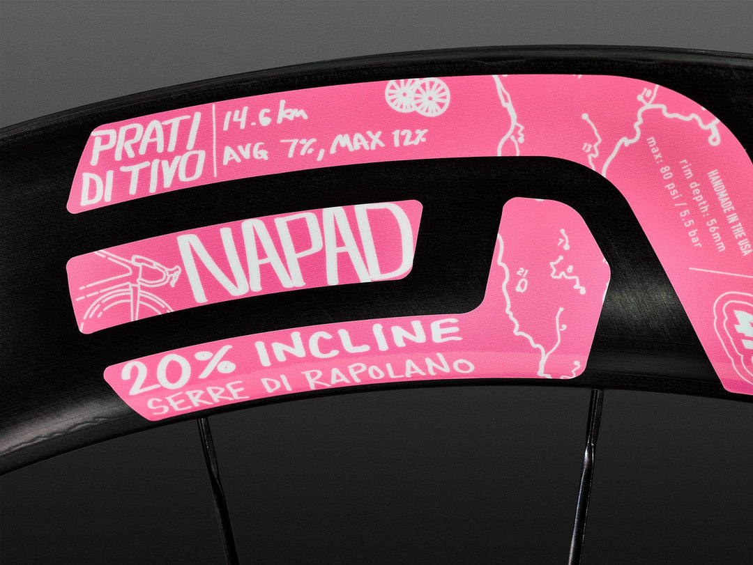 ENVE SES 4.5 Limited Edition Giro d'Italia Pogacar Disc Carbon Wheelset/Laufradsatz XDR/HG