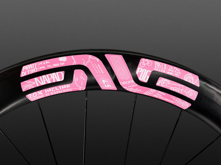 ENVE SES 4.5 Limited Edition Giro d'Italia Pogacar Disc Carbon Wheelset/Laufradsatz XDR/HG