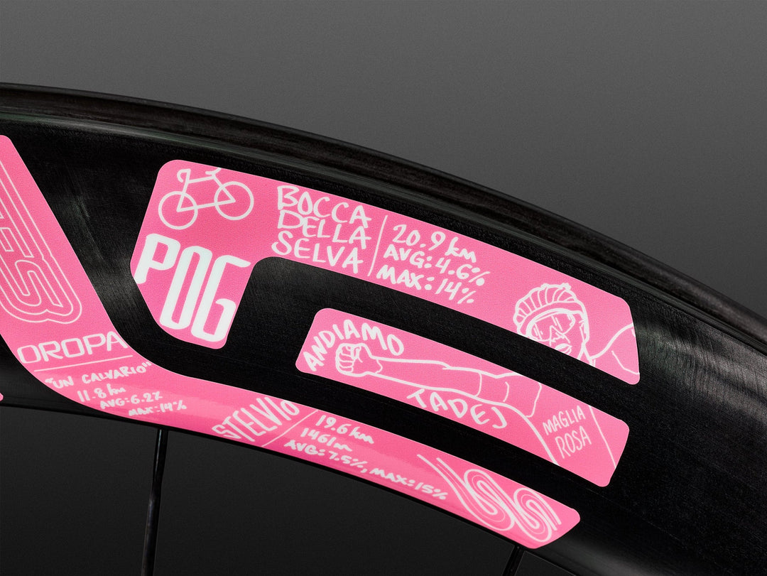 ENVE SES 4.5 Limited Edition Giro d'Italia Pogacar Disc Carbon Wheelset/Laufradsatz XDR/HG