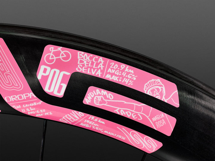 ENVE SES 4.5 Limited Edition Giro d'Italia Pogacar Disc Carbon Wheelset/Laufradsatz XDR/HG