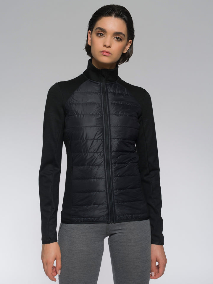 Quilted Full Zip Jacket Iris for Women