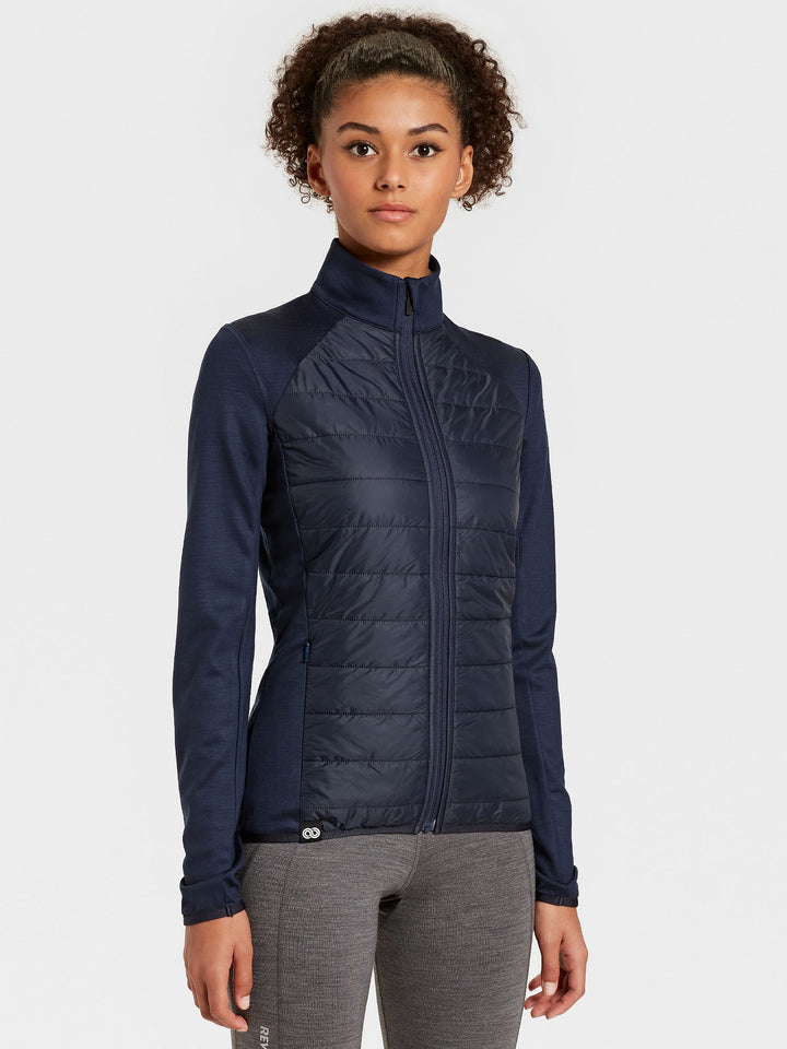Quilted Full Zip Jacket Iris for Women