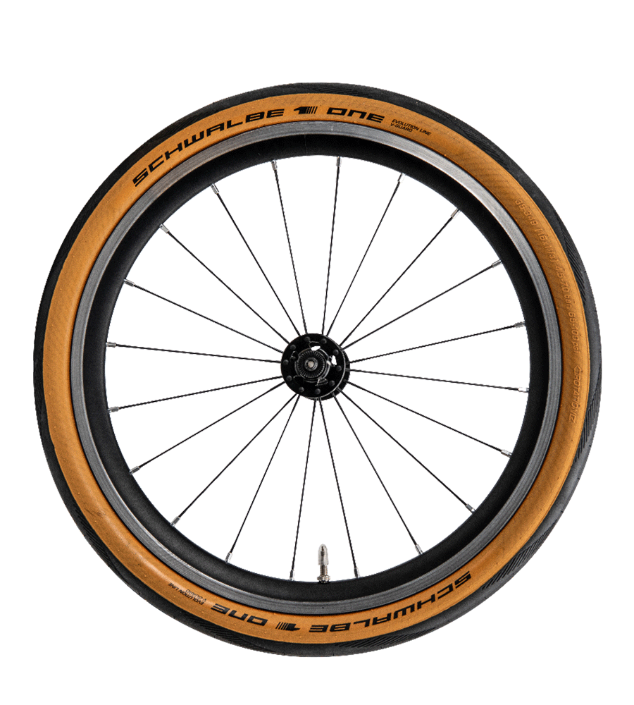 Schwalbe One Tanwall-Reifen – Faltreifen Brompton – Grundtner
