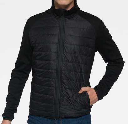 Quilted Full Zip Jacket Rigel for Men