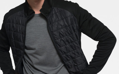 Quilted Full Zip Jacket Rigel for Men