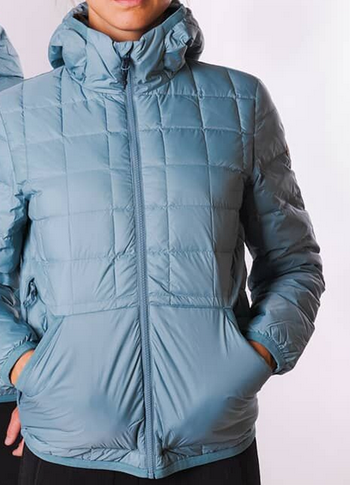 Amélie Down Jacket Smoke Blue