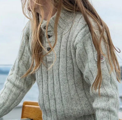 Nansen Rib Knit Wool Sweater Unisex