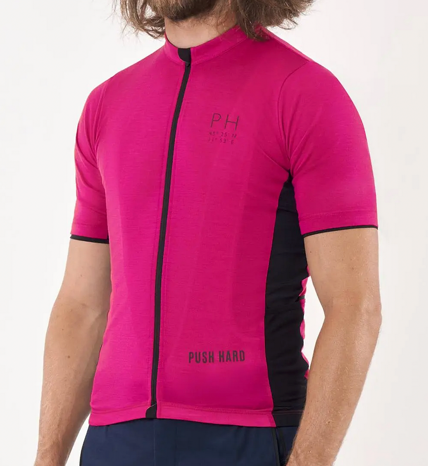 High wool shirt for men