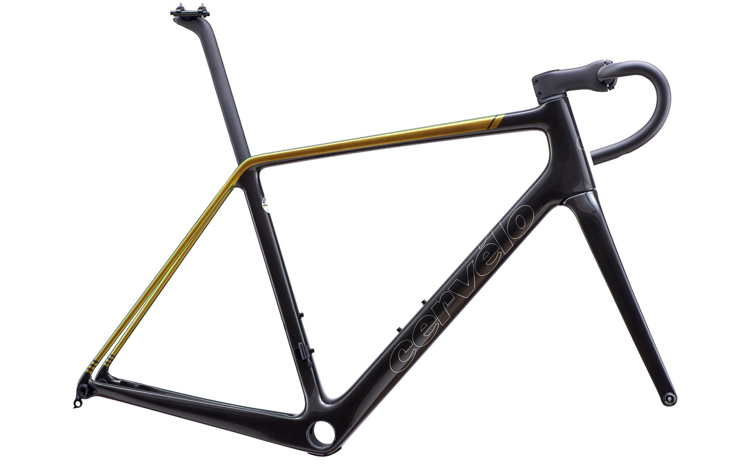 R5 Disc Frame Set lime black