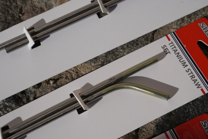 Titanium Trinkhalm-Set