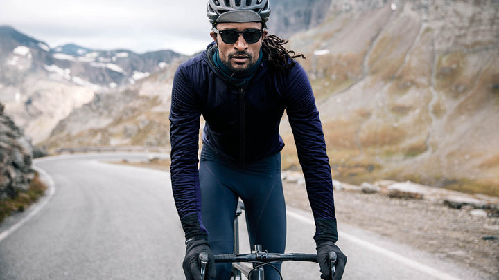 Audax Jacke Zélie for Men in Navy and Caramel