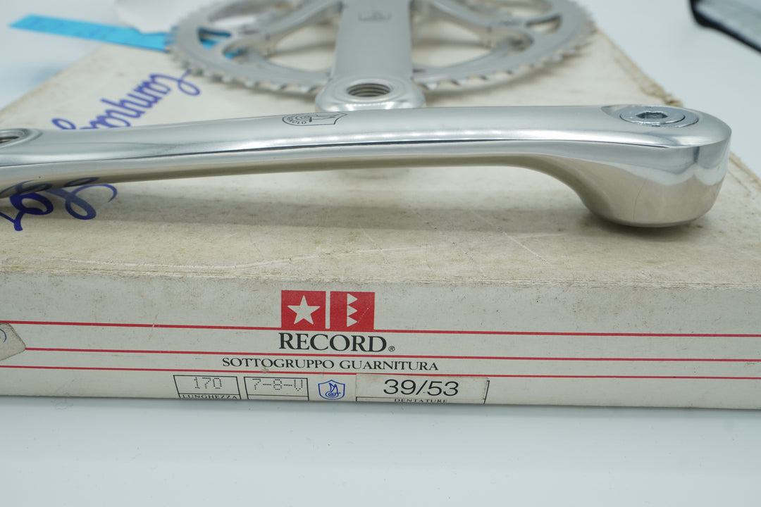 Campagnolo Record Kurbel 7/8 Fach | Crankset 7/8 Speed NEW with Box
