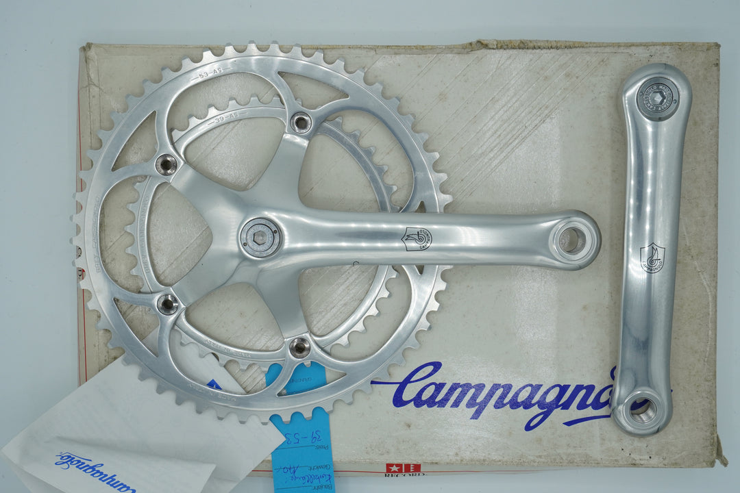 Campagnolo Record Kurbel 7/8 Fach | Crankset 7/8 Speed NEW with Box