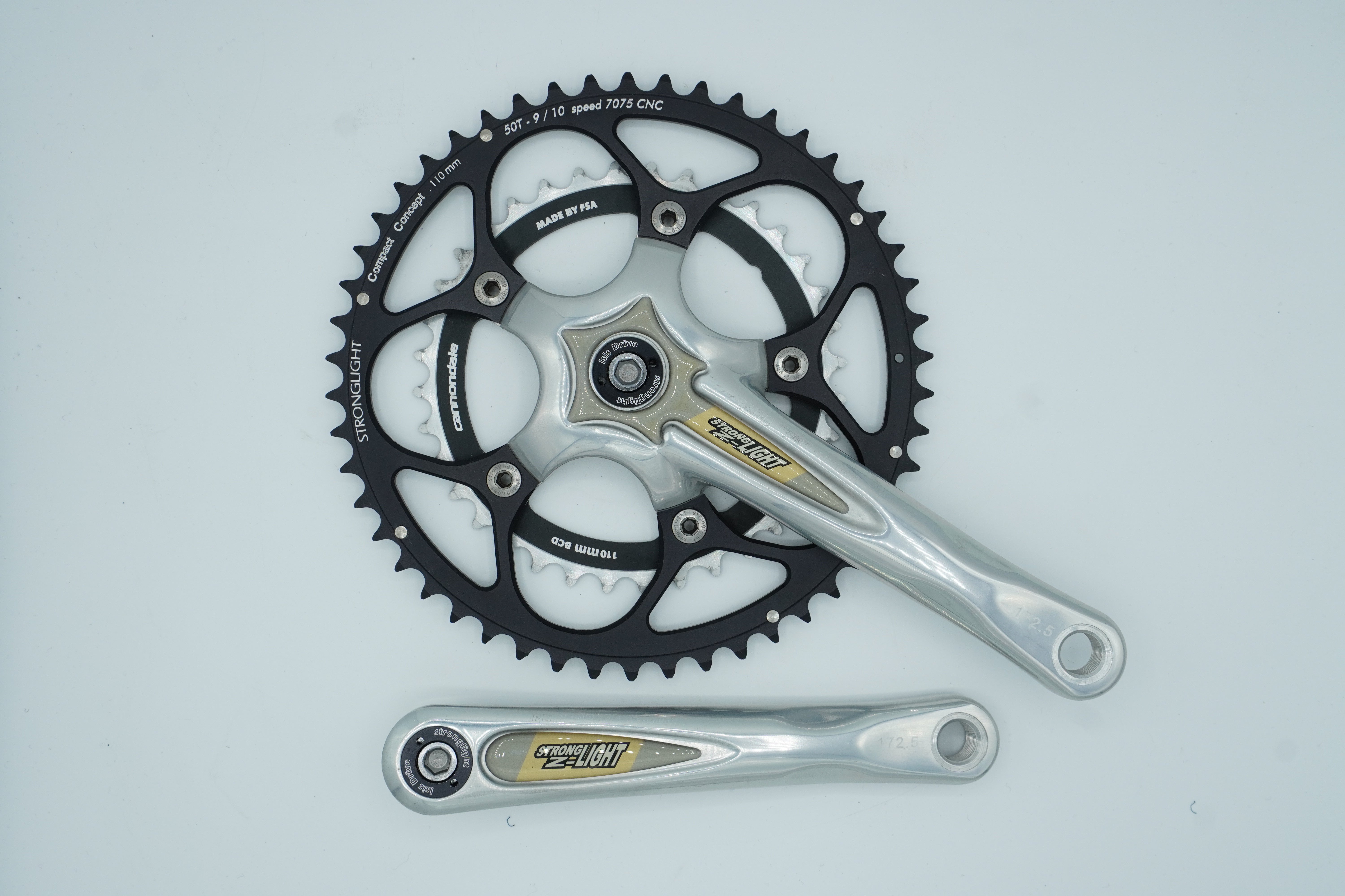 Stronglight Z-Light Compact Crankset | 2x / 9 & 10-Speed – Grundtner