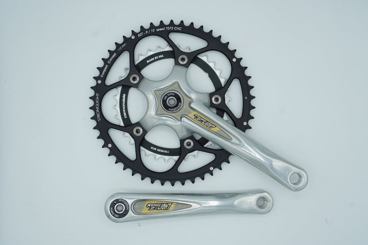 Stronglight Z-Light Compact Crankset | 2x / 9 & 10-Speed
