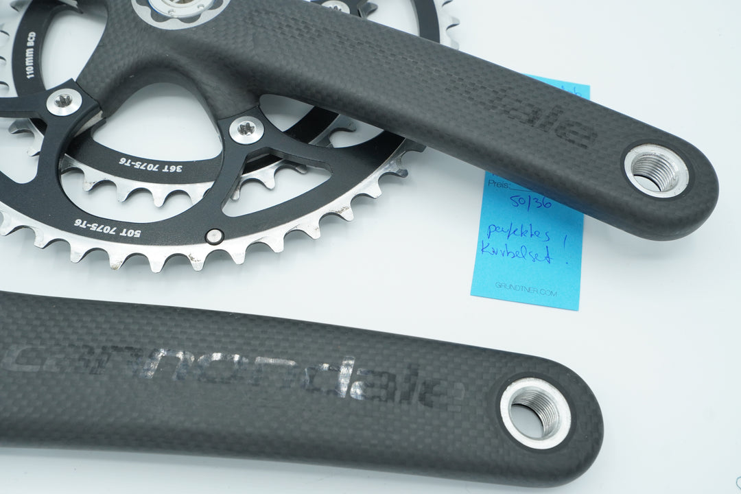 Cannondale Hollowgram Si Carbon Kurbelgarnitur BB30 36/50T 172,5 mm