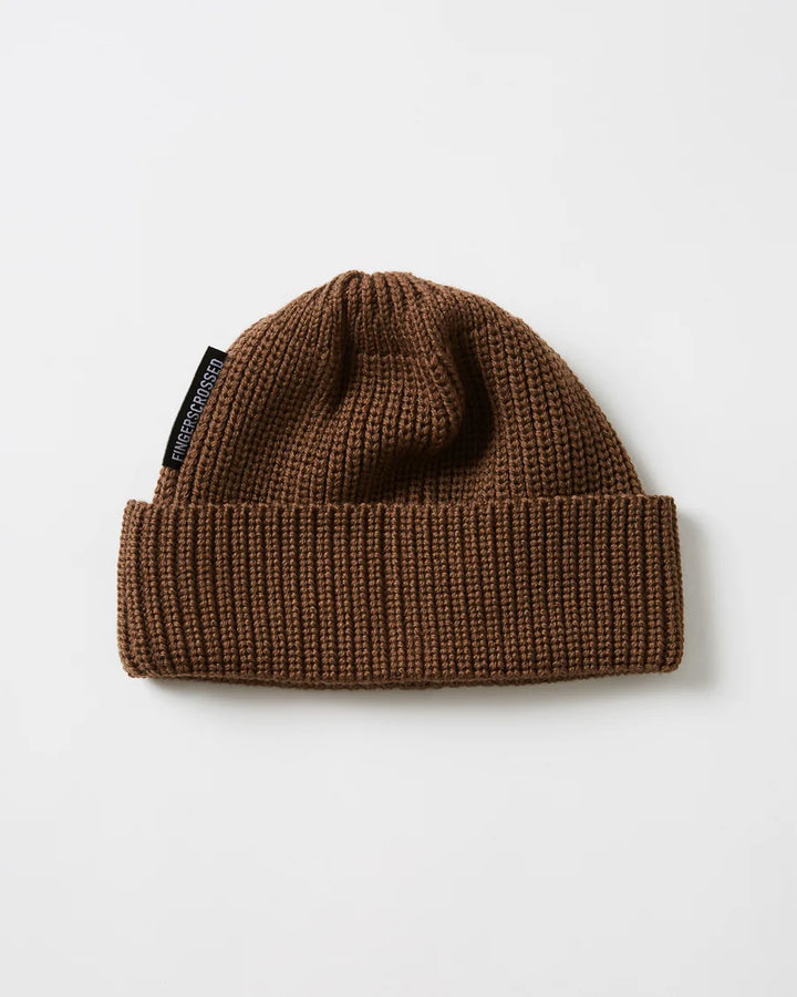 FINGERSCROSSED #BEANIE MERINO CASUAL BLACK | Merino Wollmütze