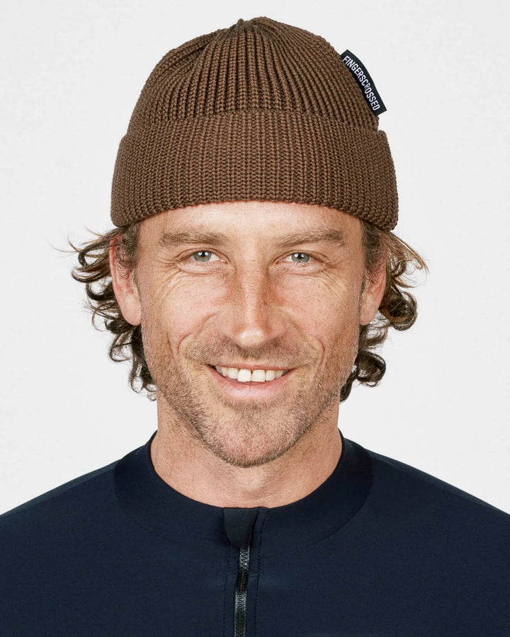 FINGERSCROSSED #BEANIE MERINO CASUAL BLACK | Merino Wollmütze