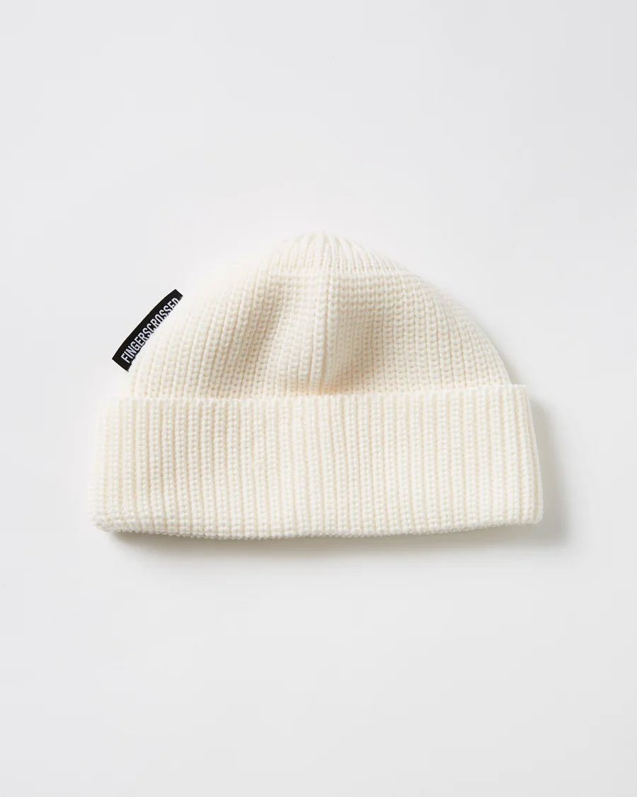 FINGERSCROSSED #BEANIE MERINO CASUAL BLACK | Merino Wollmütze