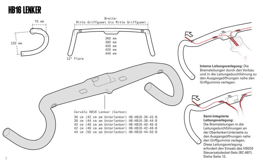 Cervelo Carbonlenker HB14 / Handlebar (Aspero5)