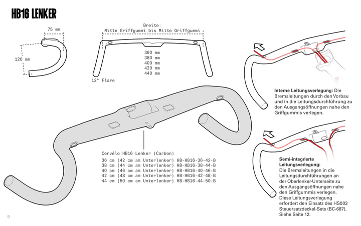 Cervelo Carbonlenker HB14 / Handlebar (Aspero5)