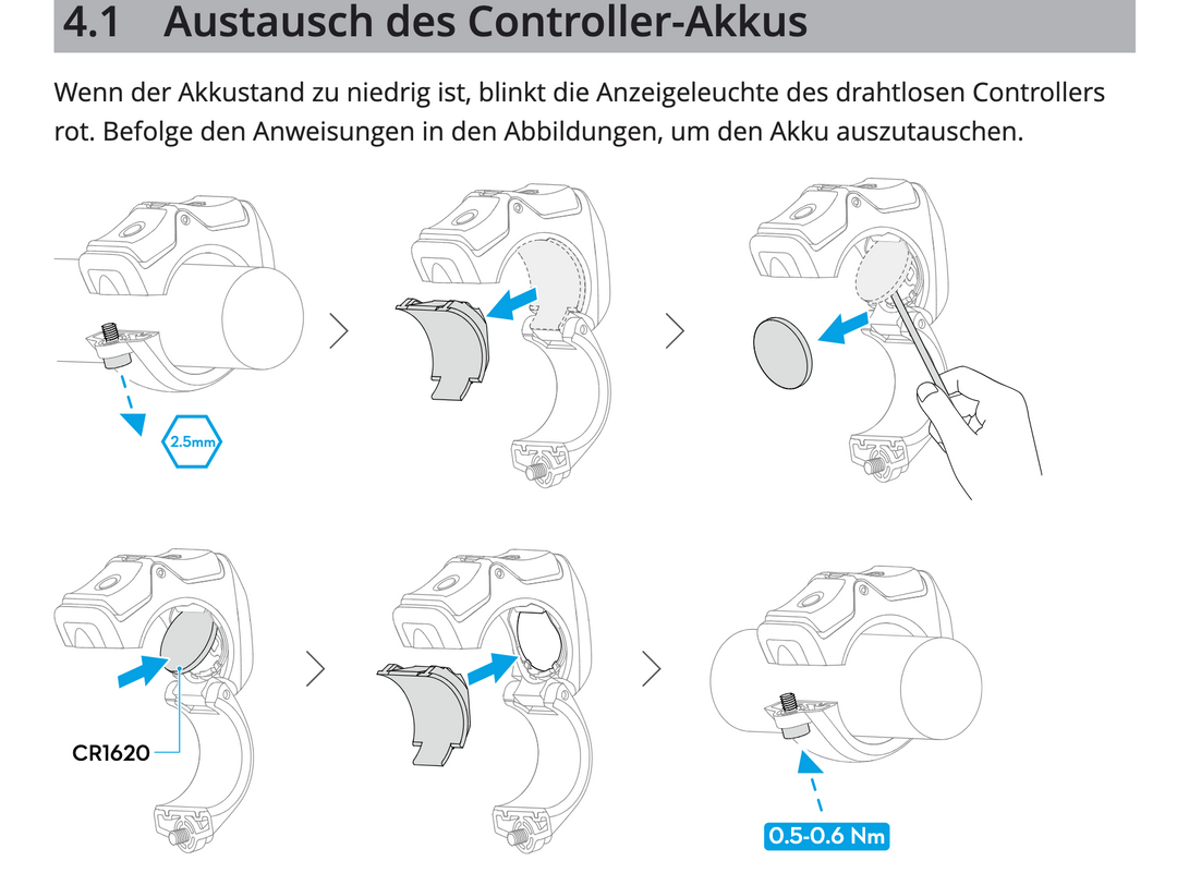 DJI Avinox Wireless Controller Module – Rechte Bedieneinheit für M1 E-Bikes
