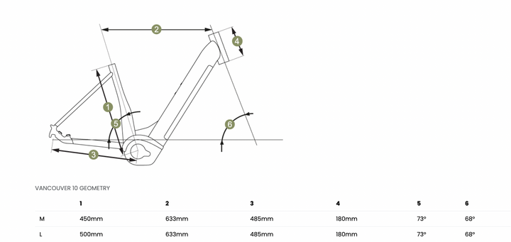 Granville Vancouver 10 eBike | Bosch CX 100nm | 800WH