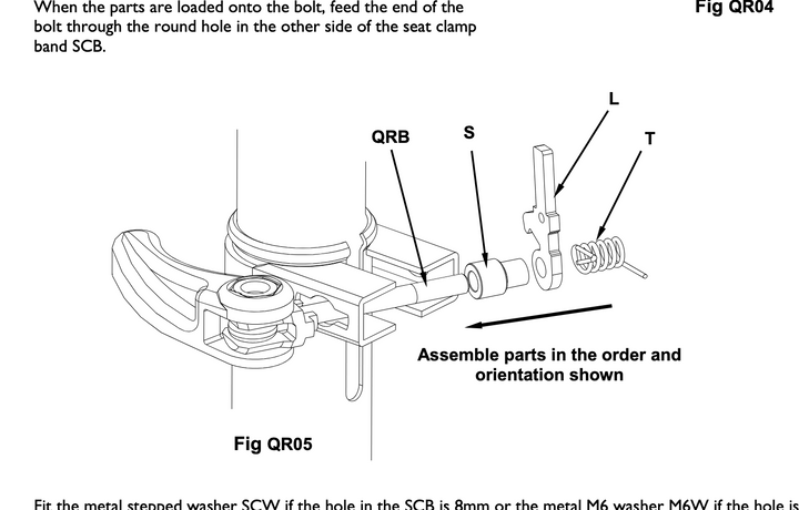 Brompton Hinterbau Fixierclip Nachrüst-Set |Rear Frame Clip | Q102084