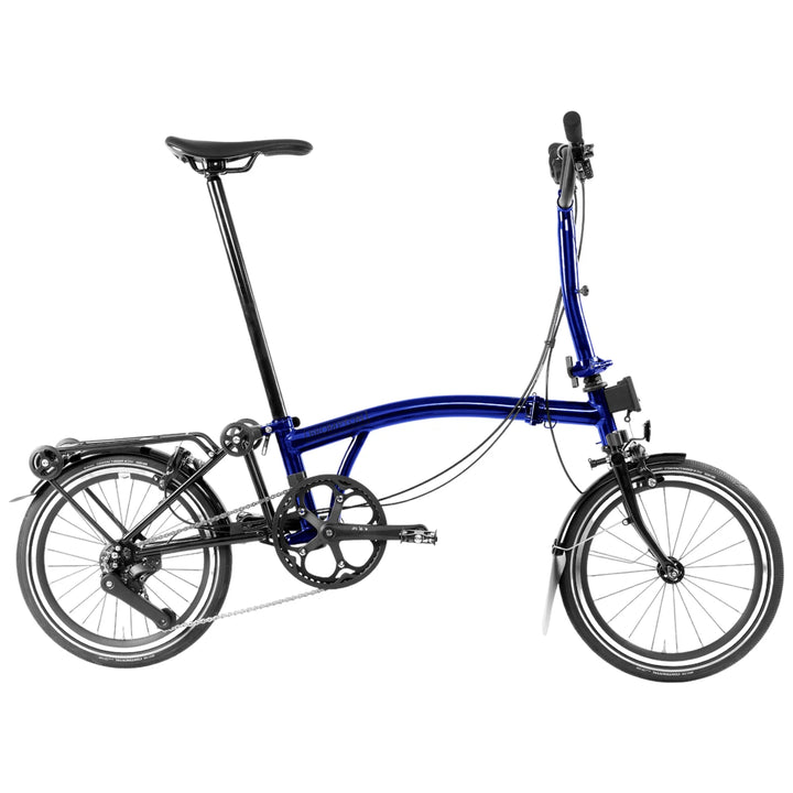 Brompton P Line Explore High Bolt Blue Lacquer 12-Gang Faltrad/Klapprad