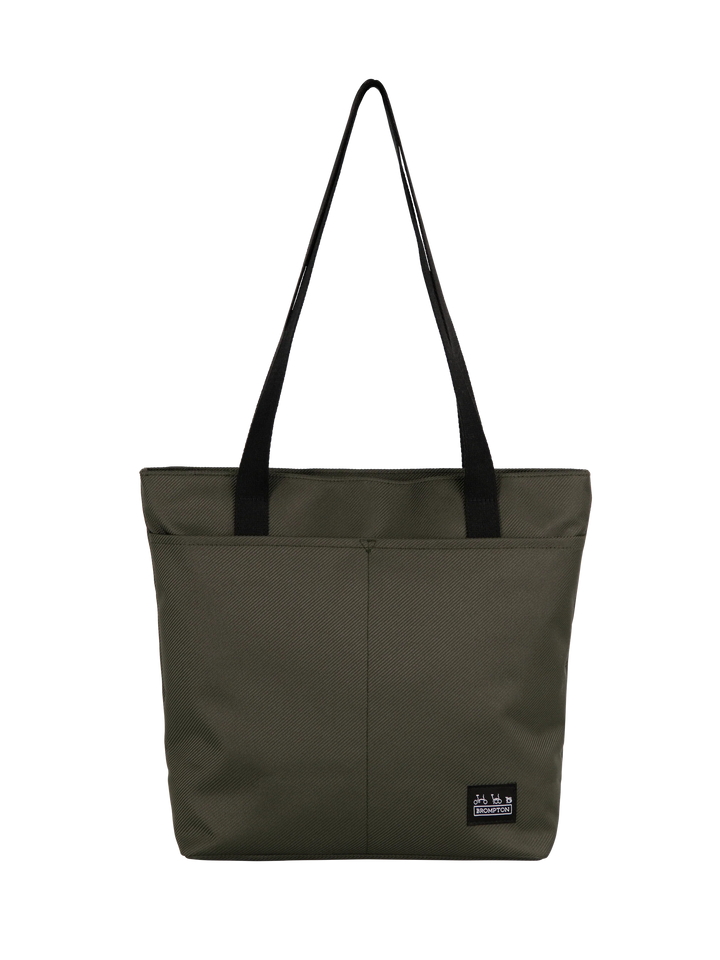 Brompton Borough Tote Tragetasche S Olive mit Rahmen - Q101581