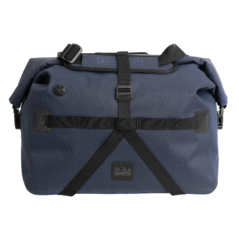 brompton fahrradtasche Brompton Borough Wasserfeste Roll Top Fahrradtasche Large mit Rahmen – Grundtner