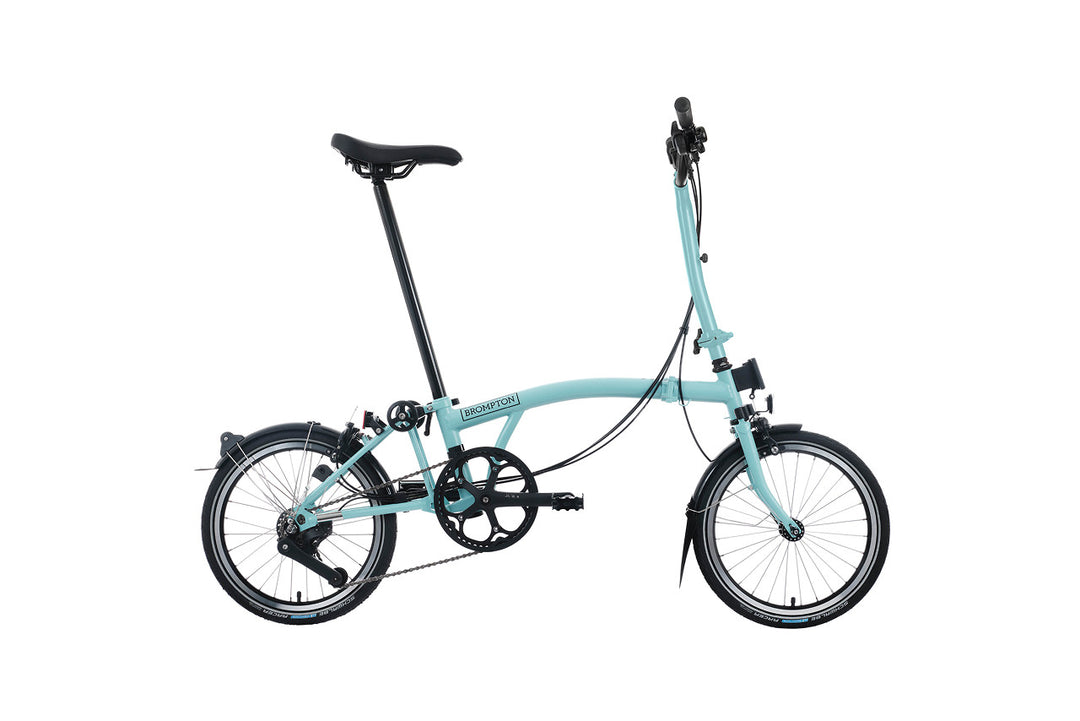 db klapprad Brompton C Line Explore 12-Gang Faltrad/Klapprad mit Gepäckträger + Na – Grundtner