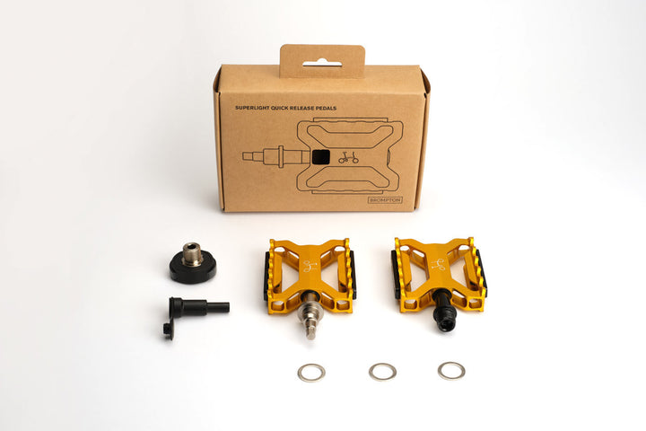 Brompton ColourLab Superlight Quick Release Pedals | Pedale