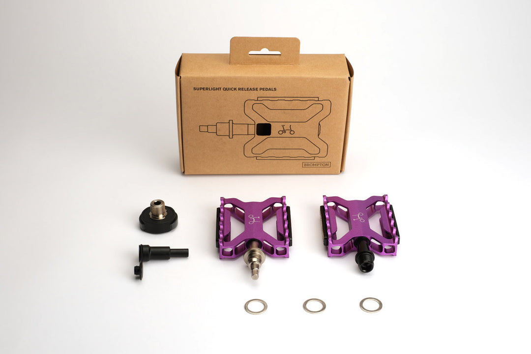 brompton t line pedals Brompton ColourLab Superlight Quick Release Pedals