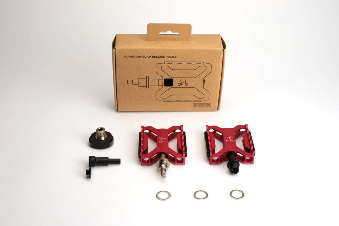 Brompton ColourLab Superlight Quick Release Pedals | Pedale