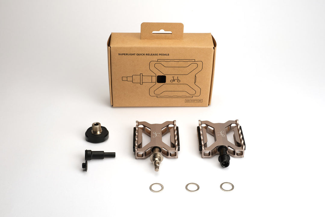 Brompton ColourLab Superlight Quick Release Pedals | Pedale