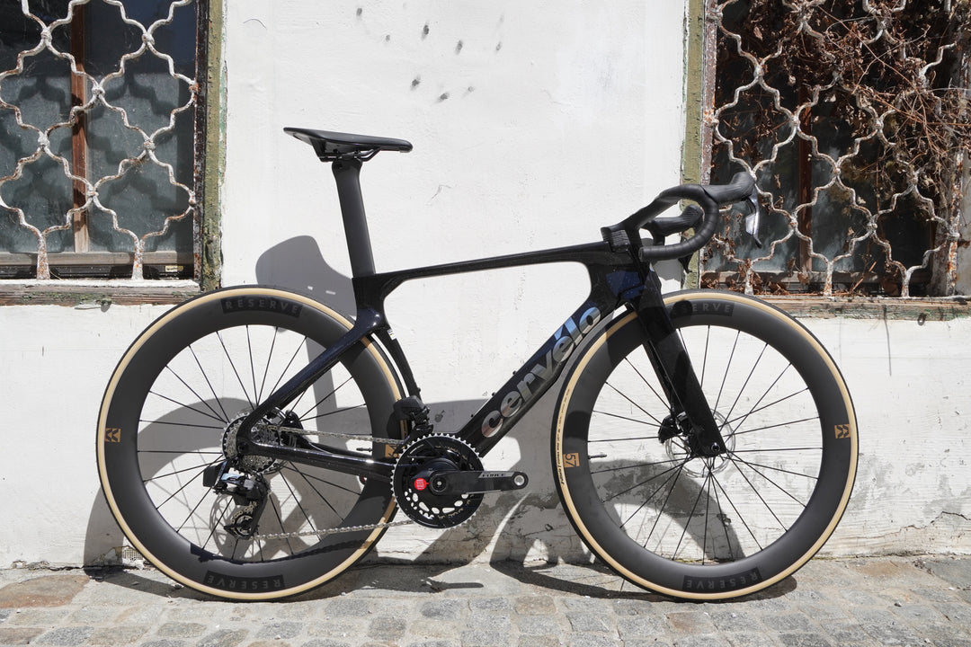 Cervelo S5 Sram Force E1 2x12 Powermeter | 2027 Five Black (Silver Decals)