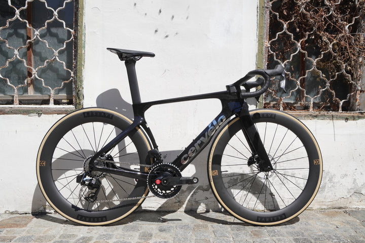 Cervelo S5 Sram Force E1 2x12 Powermeter | 2027 Five Black (Silver Decals)