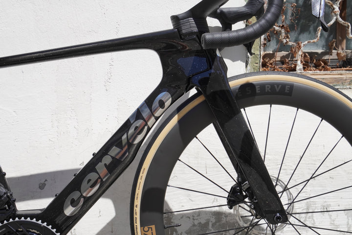 Cervelo S5 Sram Force E1 2x12 Powermeter | 2027 Five Black (Silver Decals)