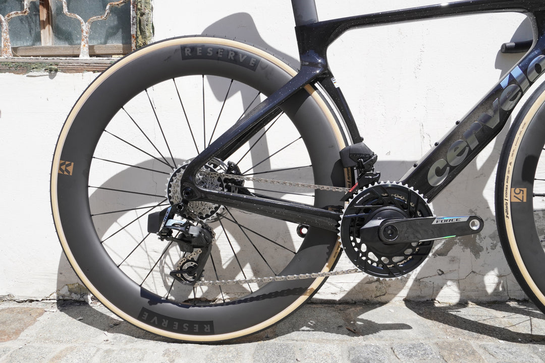 Cervelo S5 Sram Force E1 2x12 Powermeter | 2027 Five Black (Silver Decals)