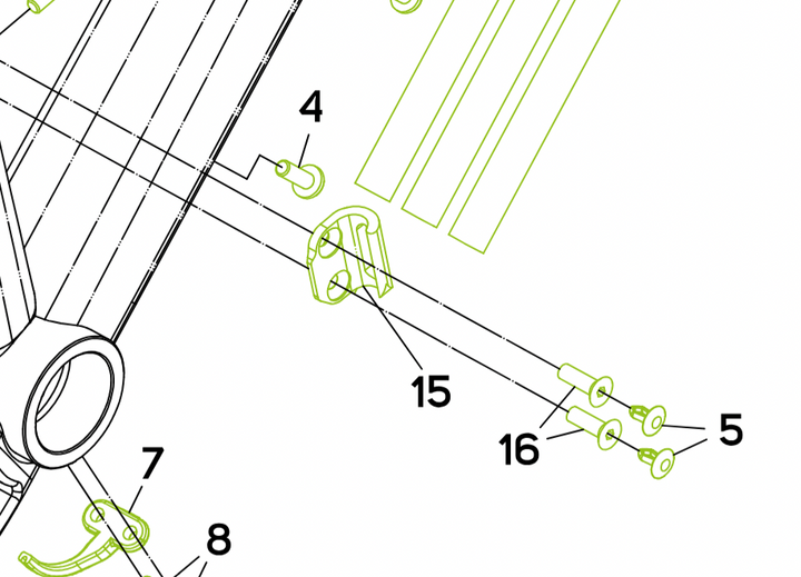 Merida Silex 200/400/700 Umwerfer Halterung | Derailleur mount