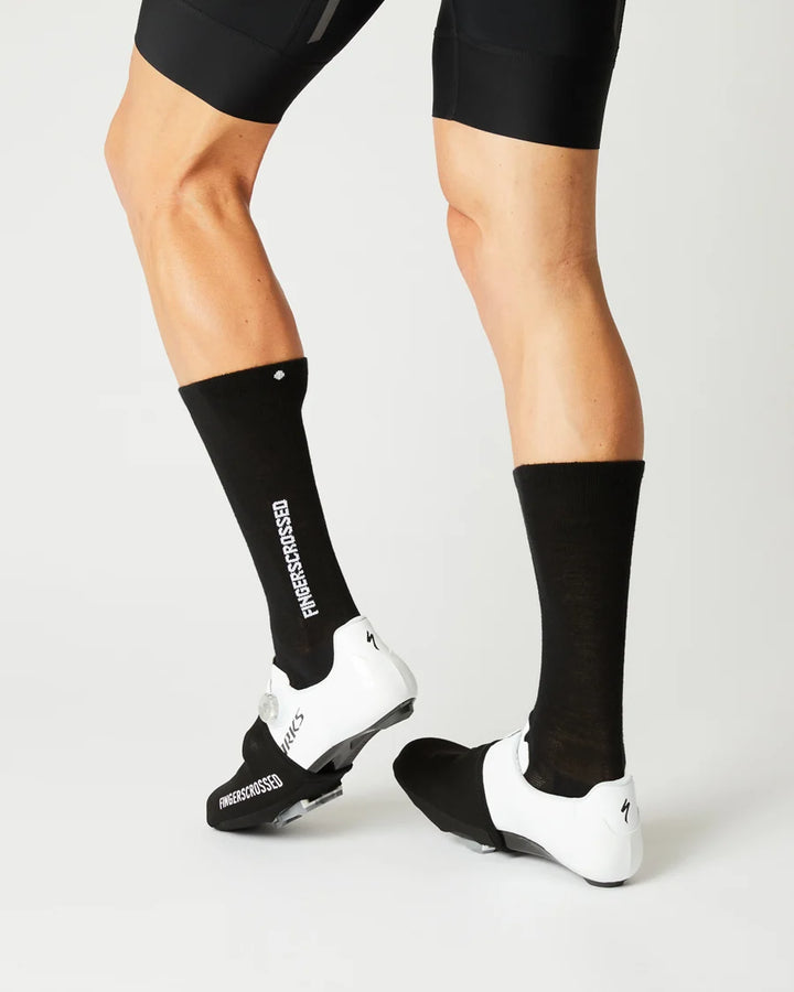FINGERSCROSSED #TOE CAPS BLACK | Neopren Zehenwärmer Fahrrad