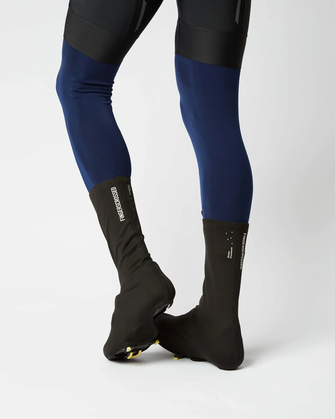 FINGERSCROSSED #OVERSHOES WINTER SOFTSHELL BLACK | Winter Fahrrad Überschuhe
