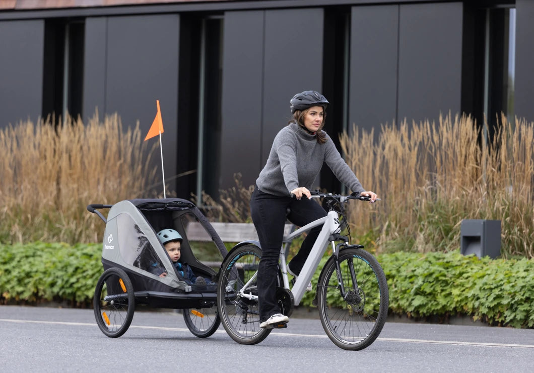 Hamax Traveller Fahrradanhänger für Kinder (2-Sitzer)