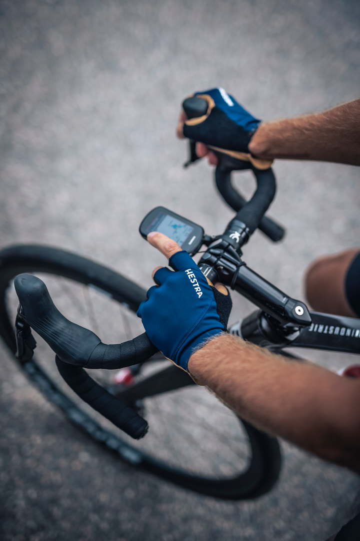 Hestra Spiro Short 5-finger - Fahrrad Handschuhe mit Gel Einlage